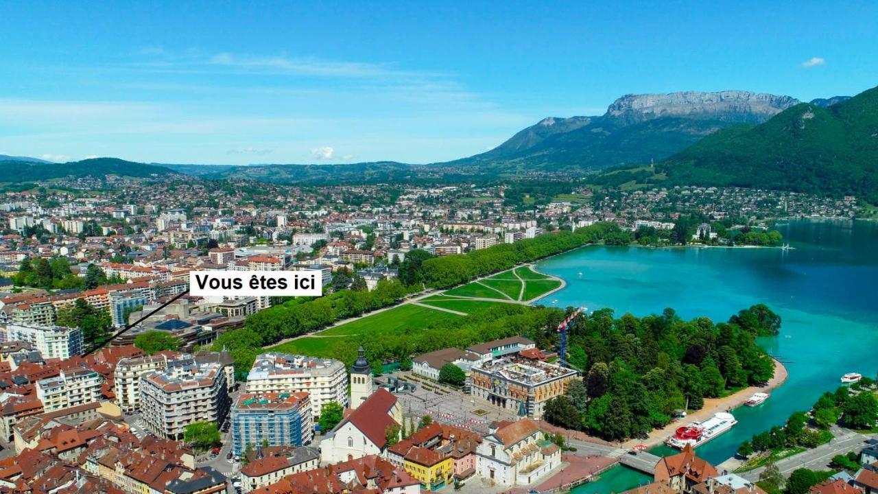 A 200M Du Lac, Au Coeur De La Vieille Ville Avec Parking Анси Экстерьер фото